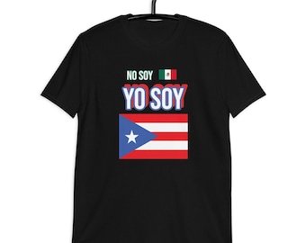 Puerto Rico T, Yo Soy Puerto Rico 100% Cotton Unisex T-Shirt, Camiseta divertida de puertorriqueño