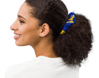 Bosnia & Herzegovina Eco-friendly Hair Scrunchie, Bosnia and Herzegovina flag, dodatak za kosu, bosanski poklon, Bosanski dar, hair decor