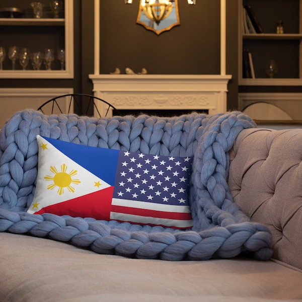 Heritage Pillow - Philippines/USA