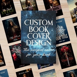 Customized Book Cover Design | Completely Custom Book Cover | eBook Cover | Romance | Fiction | Crime | Fantasy | Horror | Regency | YA