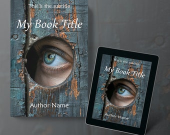 Customizable Book Cover Design | Pre-Made cover | Physical Book | eBook Cover | Horror | Thriller | Eye | Vampire | Scream | Dark | Black
