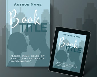 Customizable Book Cover Design | Pre-Made Romance Cover | Physical Book | eBook Cover | Romance | Contemporary Romance | City | Couple