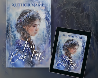Customizable Book Cover Design | Pre-Made Romance Cover | Physical Book | eBook Cover | Fantasy | Romance | Beautiful Girl | Snow Queen