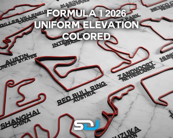 Formula 1 2026 - Race Tracks - Uniform Colored
