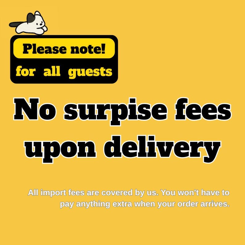 Informative slide stating that shipping to the U.S. is free and all import fees are covered by PetyChery.