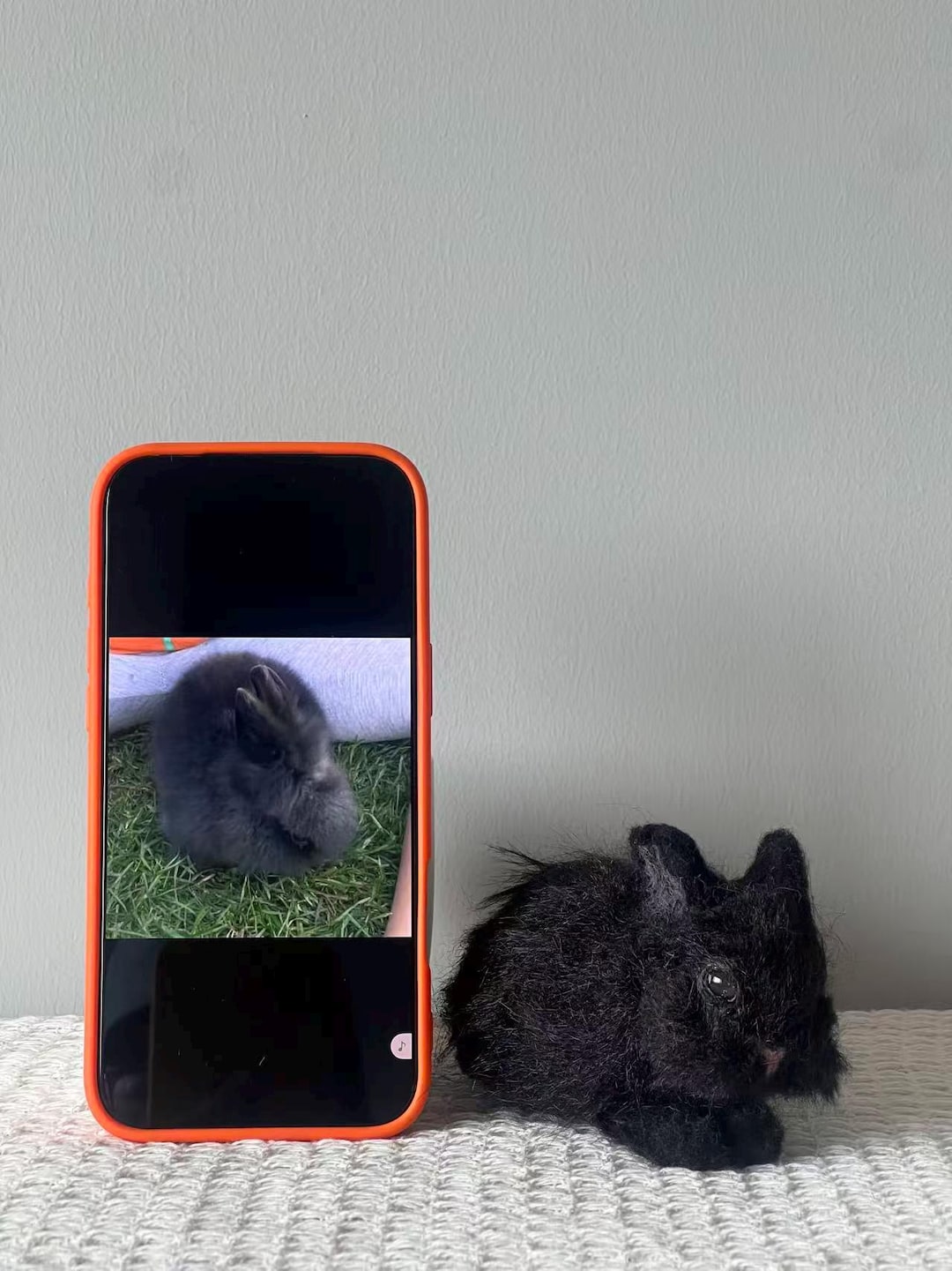 Custom Rabbit Plush – Realistic Pet Replica From Photo | Handmade Bunny ...