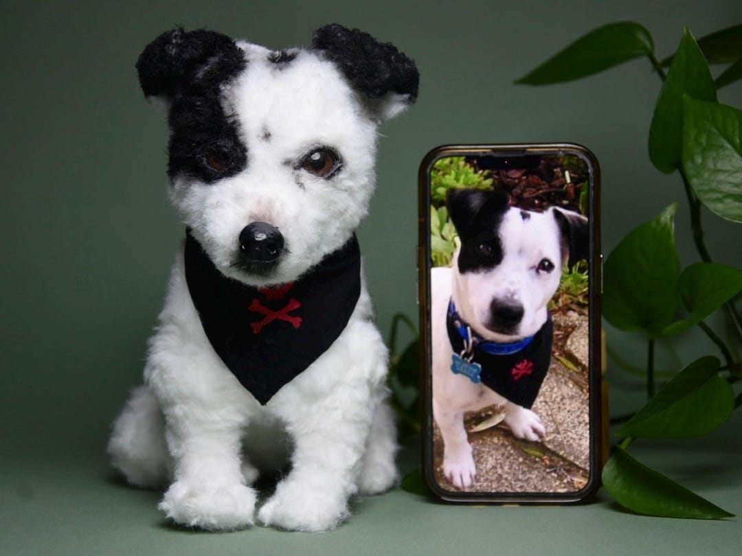 Custom Pet Replica Dog Plush,photo of Pet Into Custom Stuffed Animal ...
