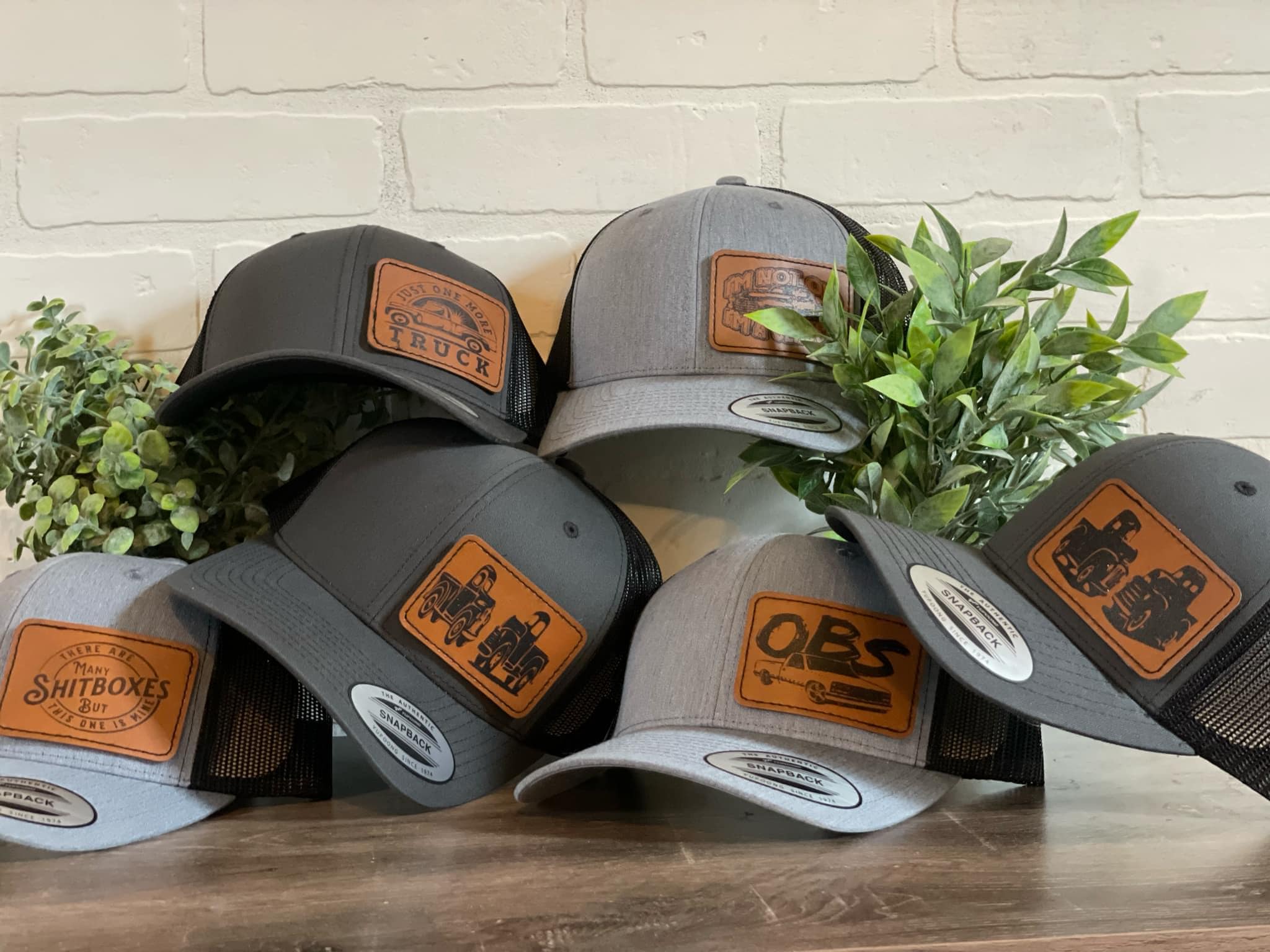 Classic Truck Hats Lazer Engraved, Perfect for Any One That Love