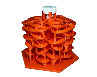 Voltix (archivo): una máquina para fabricar canicas impresa en 3D; archivos STL digitales