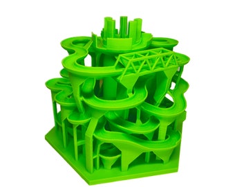Theta (Datei) - Eine 3D gedruckte Marmormaschine; Digitale STL-Dateien