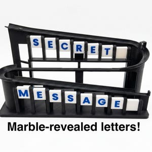 Chiffre (Dateien) - Marble Track mit Ihrer geheimen Botschaft