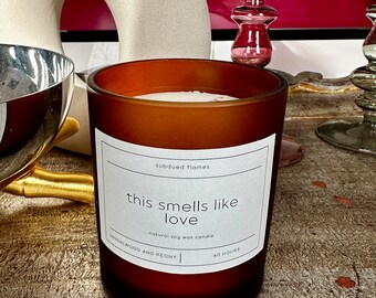 Velas de aromaterapia, Velas de bienestar, Vela perfumada de aceite esencial, Amor, Desestrés, Enfoque, Felicidad, Regalo, Velas de cera de soja natural