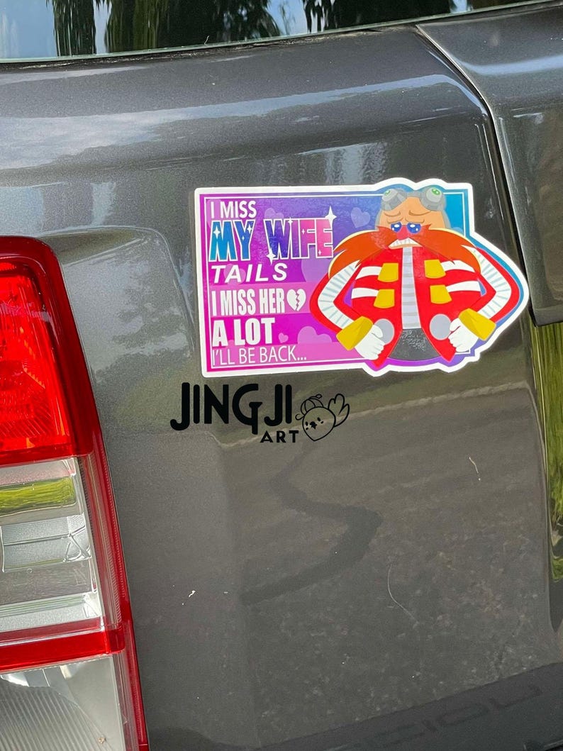 I Miss My Wife Bumper Sticker Etsy