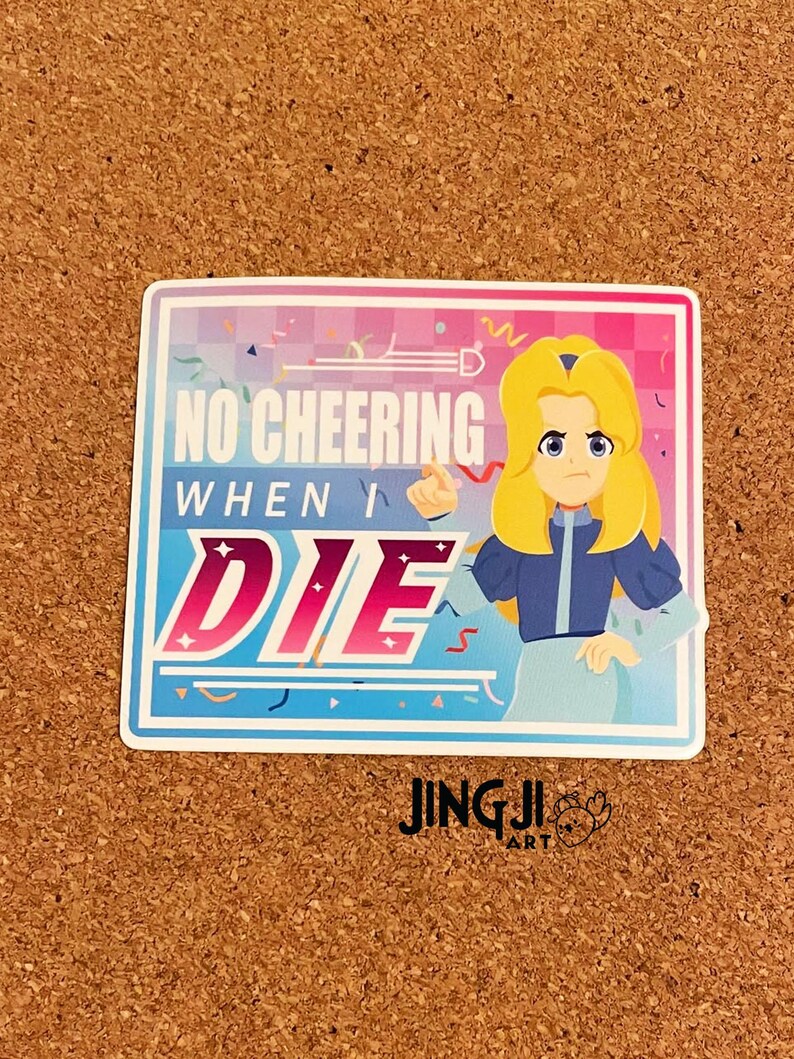 Not Cheering No Cheering When I Die Vinyl Sticker - Etsy