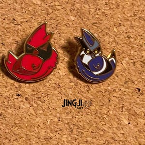 Mini bird palismen pins