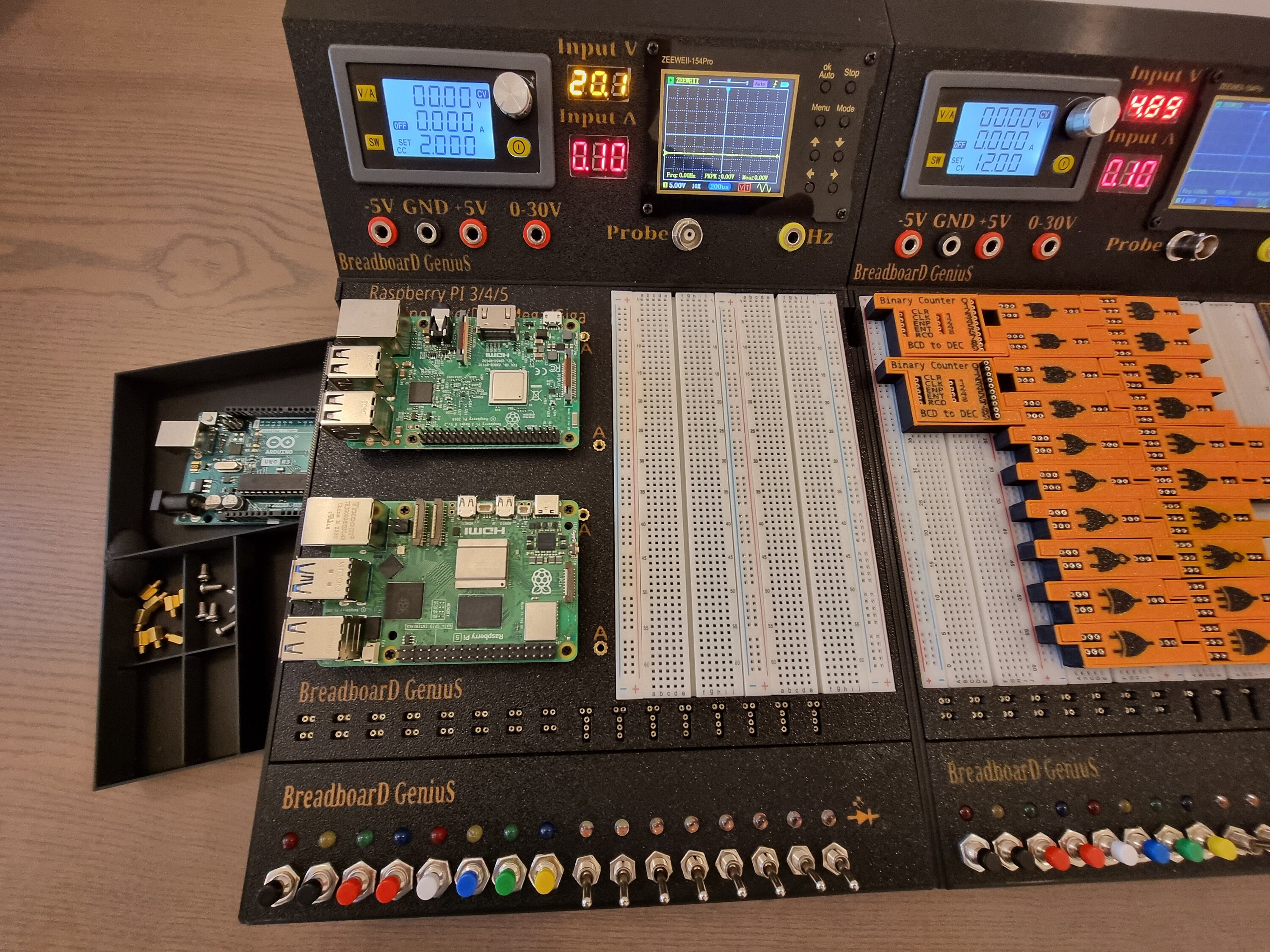 Raspberry PI, Arduino Uno/due, Mega, Giga Dual Mount With Double ...