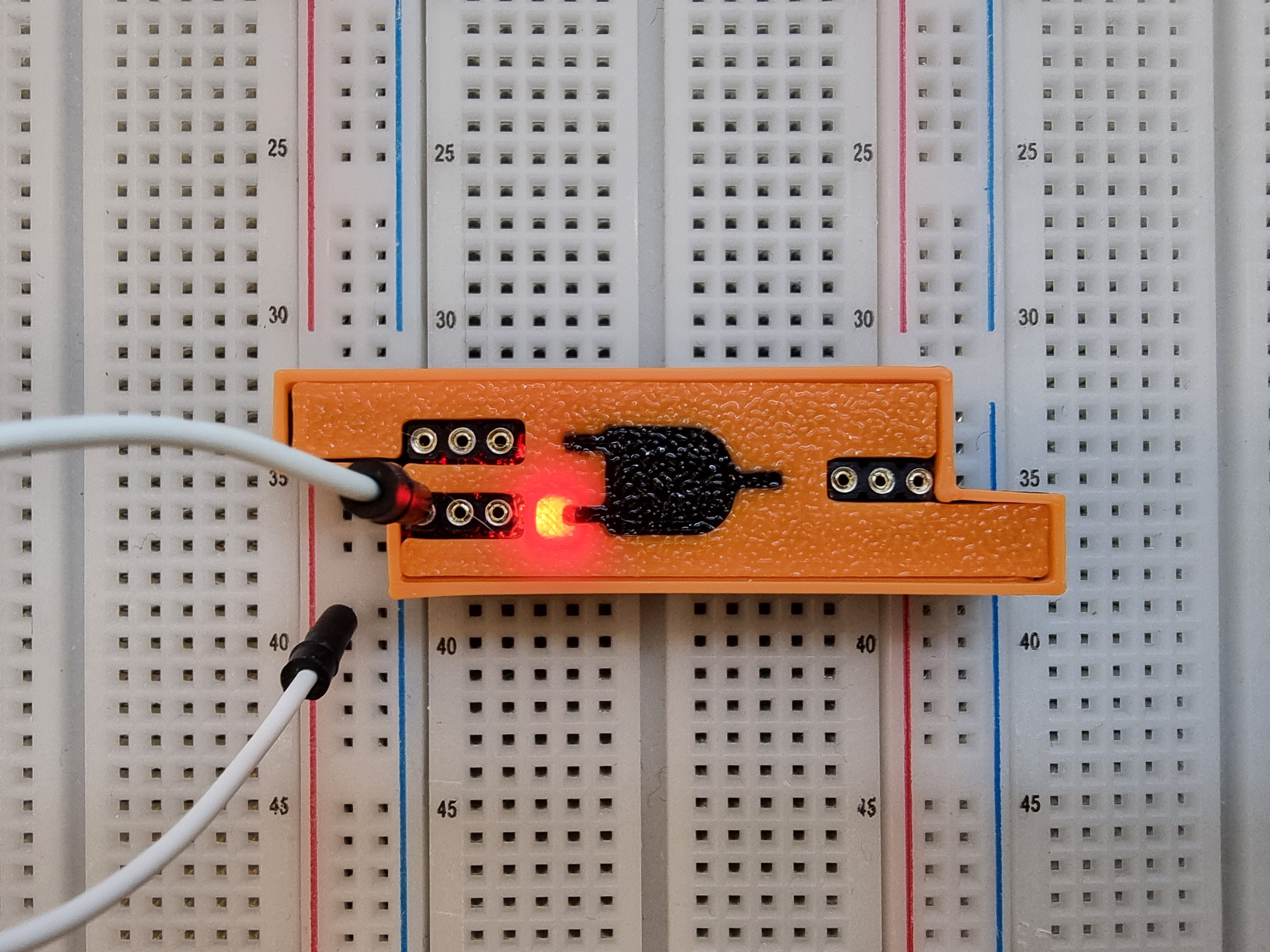 Illuminated Logic Gates Set: Binary Counter, MB102 Breadboard ...