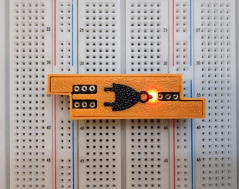 2 Input visual NOR Gate Logic Module, indicators display the activity so you can see your circuit come to life.