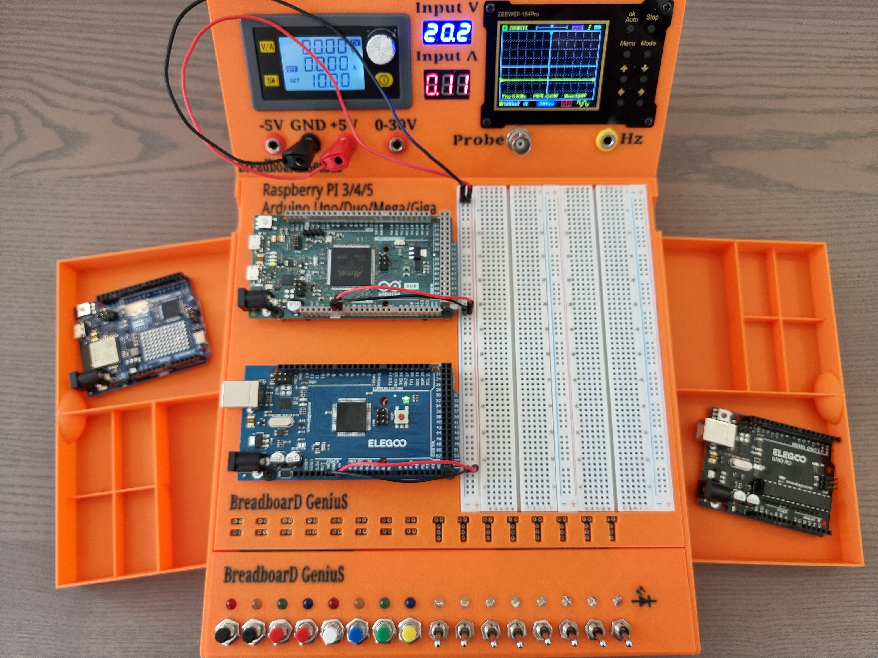 Raspberry PI, Arduino Uno/due, Mega, Giga Dual Mount With Double ...