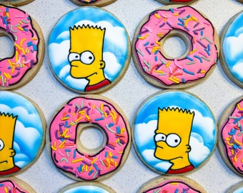 Bart Simpson et les beignets de dessin animé | Une douzaine