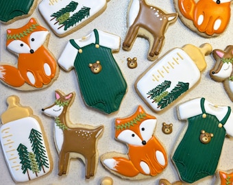 Woodland themed Baby Shower | One Dozen