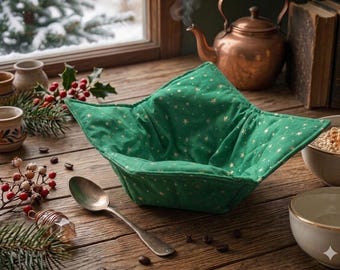 Gold Stars 10" Microwave Cozy