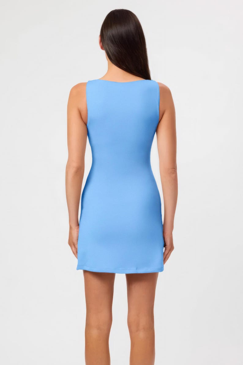 PDF Sewing patterns for women, plus size patterns, simple dress pattern, summer dress pattern, short dress pattern, beginner dress pattern, sleeveless dress, pull on dress, mini dress pattern, fitted dress pattern, stretch dress bodycon dress pattern