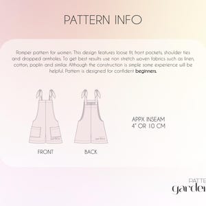 PDF Sewing patterns for women, plus size sewing patterns, jumpsuit pattern, beginner friendly patterns, women dungaree pattern, overall pattern, cotton clothes pattern, onesie pattern, dungarees pattern, Women's Romper Pattern, Jumpsuit Sewing Pattern For Women, Onesie Pattern, Overalls Pattern, Dungarees Pattern, Plus Size Sewing Patterns, linen jumpsuit pattern, cotton jumpsuit pattern, linen romper pattern, cotton romper pattern, pdf sewing patterns for woven fabrics, clothes sewing patterns