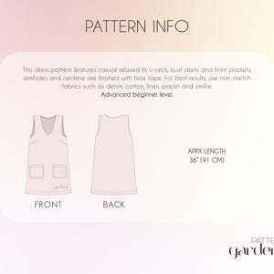 Pinafore dress sewing pattern for women, overall dress pattern, jumper dress pattern, apron style dress pattern, slip dress sewing pattern, school dress pattern, mini dress PDF sewing pattern, loose dress pattern, sleeveless dress sewing patterns, easy printable sewing pattern for beginners, relaxed dress pattern, dungaree dress pattern, jumper dress pattern, oversized dress pattern, loose dress pattern, v-neck dress pattern