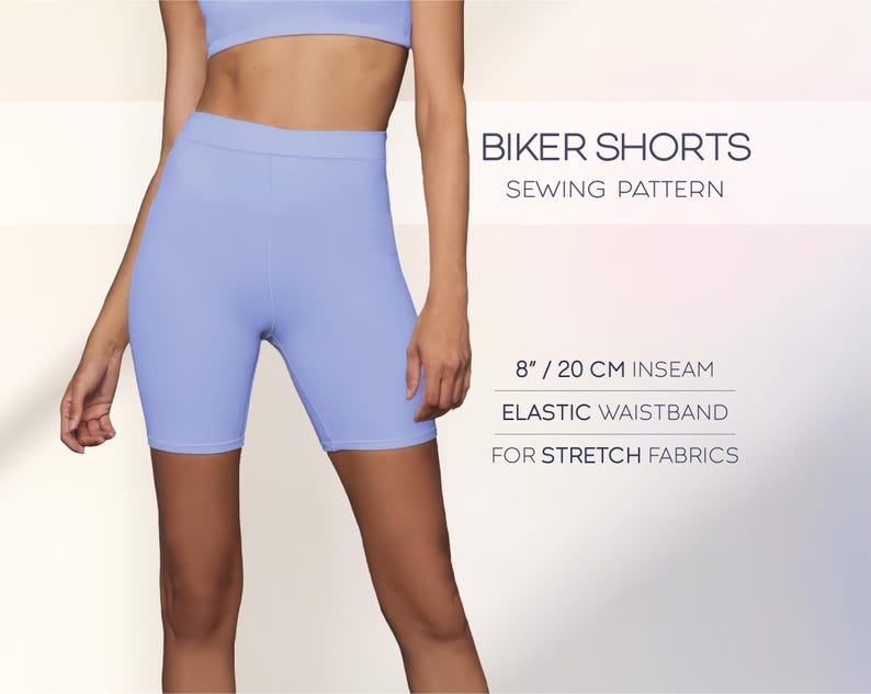 Biker Shorts Pattern, Activewear Sewing Pattern, Gym Shorts Pattern, Volley Ball Shorts Sewing Pattern, Plus Size Shorts, Hot Pants Pattern, women's shorts pattern