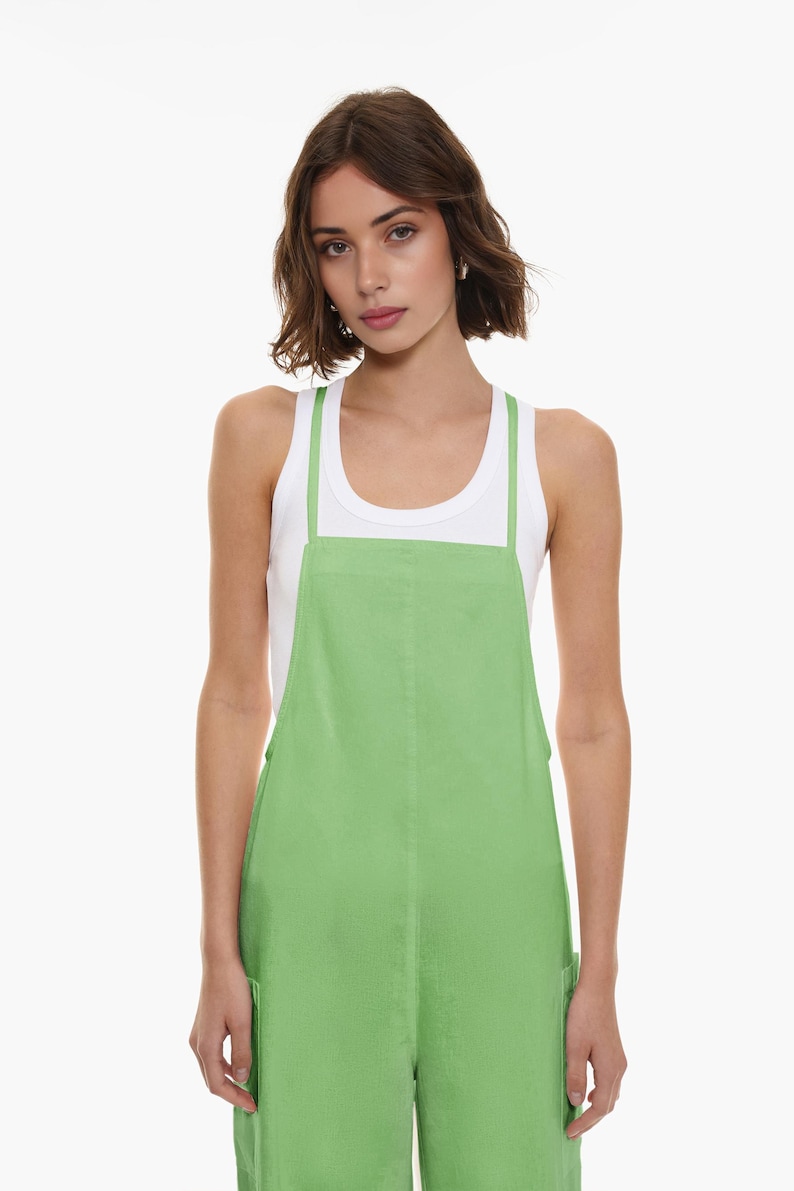 Women’s dungarees sewing pattern, overalls PDF pattern, loose fit overalls pattern, relaxed fit dungarees for women, beginner-friendly sewing pattern, printable PDF overalls pattern, casual jumpsuit sewing pattern, DIY linen dungarees pattern, digital sewing pattern for woven fabrics, summer overalls pattern, comfortable bib pants sewing pattern