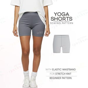 Mönster för cykelshorts för kvinnor, mönster för tajta shorts i PDF-format
