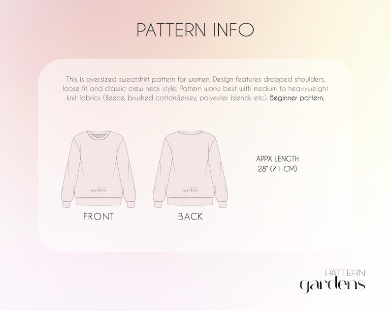 Women’s sweatshirt sewing pattern, pullover pattern for women, crew neck sewing pattern, fleece top pattern, hoodie sewing pattern, long sleeve top sewing pattern, loungewear sewing pattern for women, printable sweatshirt pattern PDF, beginner-friendly sewing pattern, digital women’s clothing pattern, comfy everyday pullover sewing project for stretch fabrics, jumper pattern for women, oversized sweatshirt pattern for women
