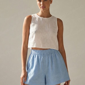 Shorts Sewing Pattern, Women's Shorts Pattern, Linen Shorts Pattern, Cotton Shorts Pattern, Plus Size PDF Patterns, woven shorts pattern, flowy shorts pattern for beginners, sewing pattern for woven fabrics, elastic waistband shorts, flared shorts pattern for beginners, lounge shorts pattern, sewing patterns for women,  casual shorts pattern, clothes patterns for women, summer shorts pattern, boxer shorts pattern, beach shorts pattern, easy shorts pattern
