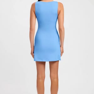 PDF Sewing patterns for women, plus size patterns, simple dress pattern, summer dress pattern, short dress pattern, beginner dress pattern, sleeveless dress, pull on dress, mini dress pattern, fitted dress pattern, stretch dress bodycon dress pattern