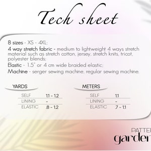 Patrón de leggings sencillos, patrón de leggings para mujer, patrón de pantalones para principiantes, patrón de tallas grandes, leggings fáciles, patrones de costura en PDF imagen 7
