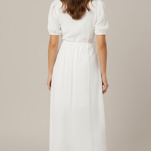 Linen Dress Sewing Pattern For Women, Wrap Dress Pattern, Cotton Dress With Pockets, Cottagecore Dress Pattern, Flowy Dress PDF Pattern, Simple dress sewing pattern, overall dress pattern, jumper dress pattern, country style dress pattern, long dress sewing pattern, loose dress pattern, flared dress sewing patterns, sewing pattern for beginners, relaxed dress pattern, dungaree dress pattern,  puff sleeve dress pattern, clothes sewing patterns