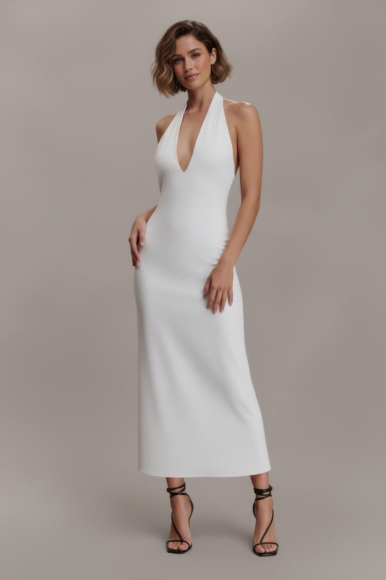 Halter Dress Sewing Pattern, V-Neck Dress Pattern, Open Back Dress Pattern, Elegant Long Dress PDF Sewing Patterns For Women, Party Dress Sewing Pattern For Women, Flared Dress Pattern, Long Dress PDF Pattern, open back dress pattern, womens dress pattern, birthday dress pattern, stretch dress pattern, fitted dress pattern, maxi dress pattern, sewing pattern for womens dress, elegant dress pattern, PDF sewing patterns for women