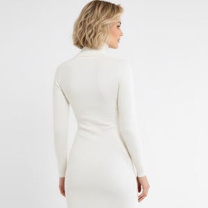 short Dress Sewing Pattern, mini Dress Pattern, turtleneck Dress Pattern, Long sleeve Dress PDF Sewing Patterns For Women, Party Dress Sewing Pattern For Women, bodycon Dress Pattern, fitted dress Pattern, tight dress pattern, womens dress pattern, mock neck dress pattern, stretch dress pattern, jersey dress pattern, easy dress pattern, sewing pattern for womens dress, elegant dress pattern, PDF sewing patterns for beginners