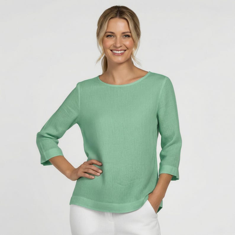Sewing patterns for women, plus size sewing patterns, linen top pattern, digital pdf sewing pattern, beginner friendly patterns, cotton top pattern, linen blouse pattern, teen top pattern, tunic sewing pattern, cropped top pattern, women's top sewing pattern, loose fit top pattern for women, simple top pattern, top pattern for woven fabrics