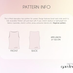Tank top sewing pattern, crop top sewing pattern, yoga top pattern, athletic top sewing pattern, fitted top pattern, stretch fabric sewing pattern, plus size sewing pattern, PDF top pattern for women, beginner sewing pattern, summer top sewing pattern, sleeveless top pattern, printable sewing pattern, digital download sewing pattern, Tank Top Sewing Pattern For Women, Fitted Top Pattern, Stretch Top Pattern, Sleeveless Top Pattern, Boat Neck Top Pattern, Clothes Patterns