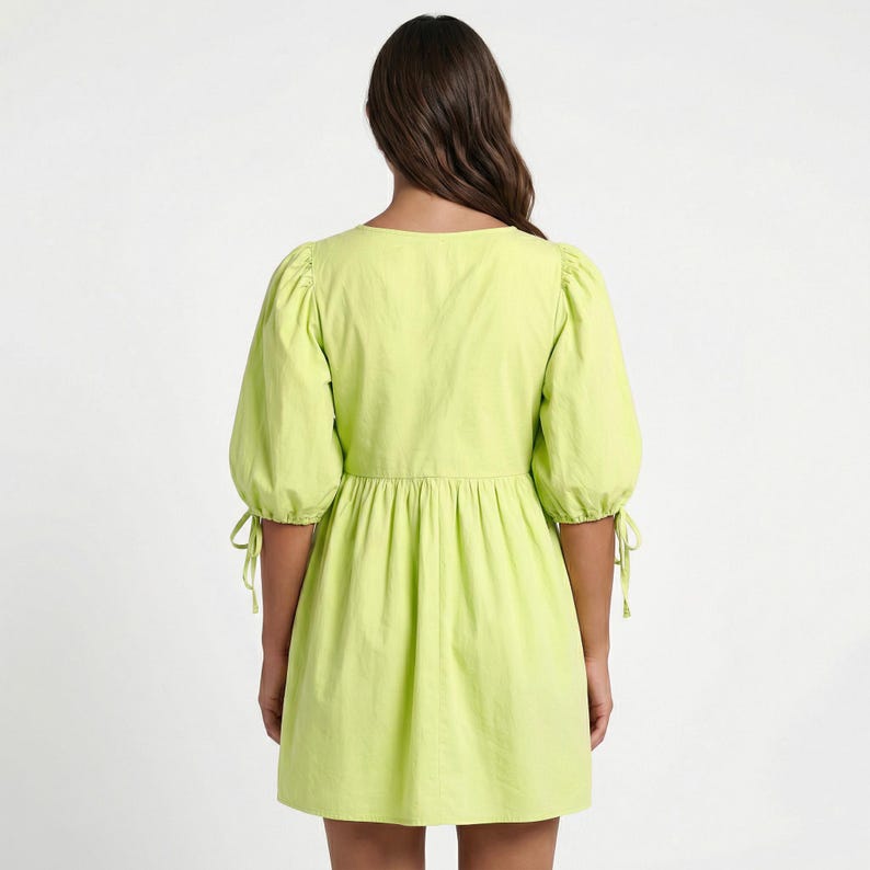 Cotton Dress Sewing Pattern for Women, Loose Fit Dress PDF Pattern ...