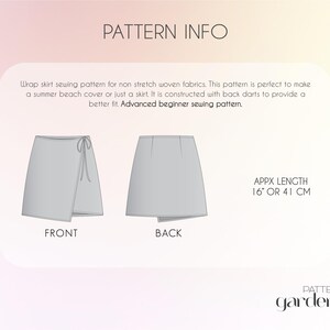 Pdf sewing patterns for women skirt sewing pattern,  wrap skirt pattern, flared skirt pattern, mini skirt pattern, skater skirt pattern, short skirt pattern, skirt beginner pattern, flounce skirt pattern, linen skirt pattern, cotton skirt pattern
