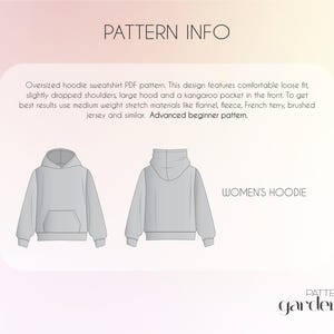 PDF sewing patterns for women, Sweatshirt Sewing Pattern, Sweater Pattern, Pullover Pattern, Winter Top For Fall Sewing Pattern PDF Crewneck Top Pattern Beginners, easy top sewing pattern, hoodie pattern, oversized hoodie pattern