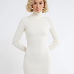 short Dress Sewing Pattern, mini Dress Pattern, turtleneck Dress Pattern, Long sleeve Dress PDF Sewing Patterns For Women, Party Dress Sewing Pattern For Women, bodycon Dress Pattern, fitted dress Pattern, tight dress pattern, womens dress pattern, mock neck dress pattern, stretch dress pattern, jersey dress pattern, easy dress pattern, sewing pattern for womens dress, elegant dress pattern, PDF sewing patterns for beginners
