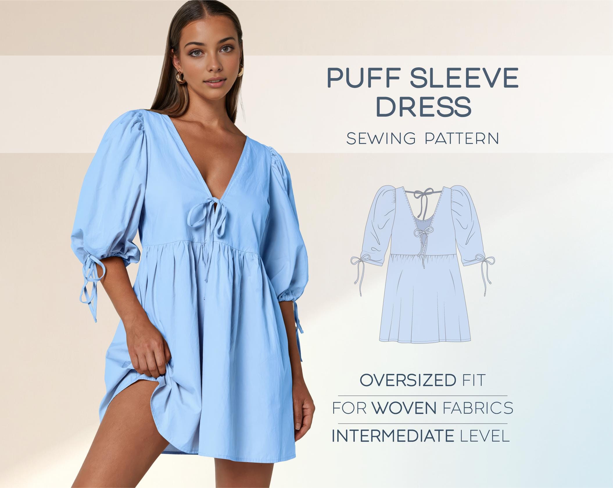 oversized dress pattern Big Clothes and Small Clothes - Pattern 'I'