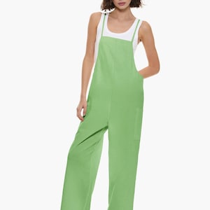 Women’s dungarees sewing pattern, overalls PDF pattern, loose fit overalls pattern, relaxed fit dungarees for women, beginner-friendly sewing pattern, printable PDF overalls pattern, casual jumpsuit sewing pattern, DIY linen dungarees pattern, digital sewing pattern for woven fabrics, summer overalls pattern, comfortable bib pants sewing pattern
