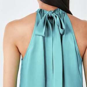 Naaipatroon haltertop, zomerblousepatroon, mouwloze top beginnerspatroon, gemakkelijk passen toppatroon, pdf-patroon tuniek, eenvoudige blouse afbeelding 5