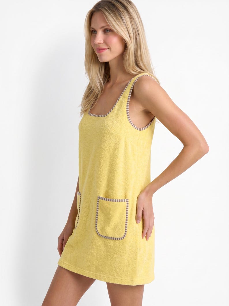 Towel Dress Pattern, A-Line Dress Sewing Pattern, Beach Dress Pattern, Short Summer Dress Pattern, Plus Size Dress PDF Sewing Pattern, Linen dress pattern, cotton dress pattern, sleeveless dress pattern, dress beginner pattern, relaxed dress pattern, casual dress pattern, comfortable dress pattern, loose dress pattern PDF sewing patterns for women, oversized dress Pattern, easy dress pattern, short dress pattern, mini dress pattern, trendy dress, summer dress pattern, cover up pattern