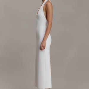 Halter Dress Sewing Pattern, V-Neck Dress Pattern, Open Back Dress Pattern, Elegant Long Dress PDF Sewing Patterns For Women, Party Dress Sewing Pattern For Women, Flared Dress Pattern, Long Dress PDF Pattern, open back dress pattern, womens dress pattern, birthday dress pattern, stretch dress pattern, fitted dress pattern, maxi dress pattern, sewing pattern for womens dress, elegant dress pattern, PDF sewing patterns for women
